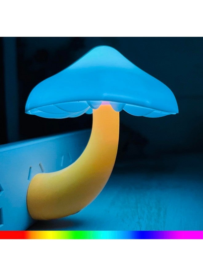 ZEZHOU Sensor LED Mushroom Night Light - Plug in Wall Mushroom Light Magic 7 Color Changing, Mini Dream Bed Colourful Nightlight for Kids Adults Pet for Bedroom, Bathroom, Stairs, Cute Lamp Gift Ideas - Image 2
