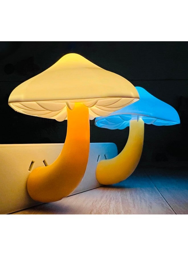 ZEZHOU Sensor LED Mushroom Night Light - Plug in Wall Mushroom Light Magic 7 Color Changing, Mini Dream Bed Colourful Nightlight for Kids Adults Pet for Bedroom, Bathroom, Stairs, Cute Lamp Gift Ideas - Image 4