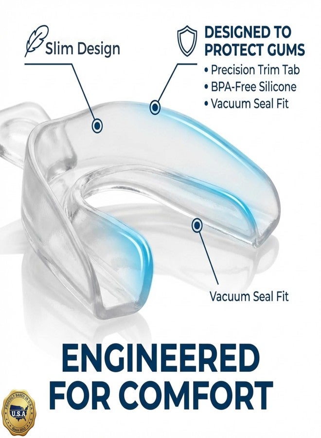 Cool Teeth Whitening Teeth Whitening Trays 4 Moldable Dental Trays with 2 Cases Custom Fit - Image 4