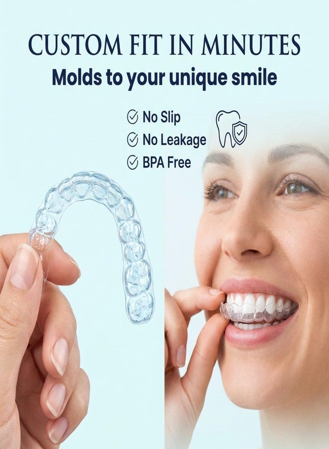 Cool Teeth Whitening Teeth Whitening Trays 4 Moldable Dental Trays with 2 Cases Custom Fit - Image 5