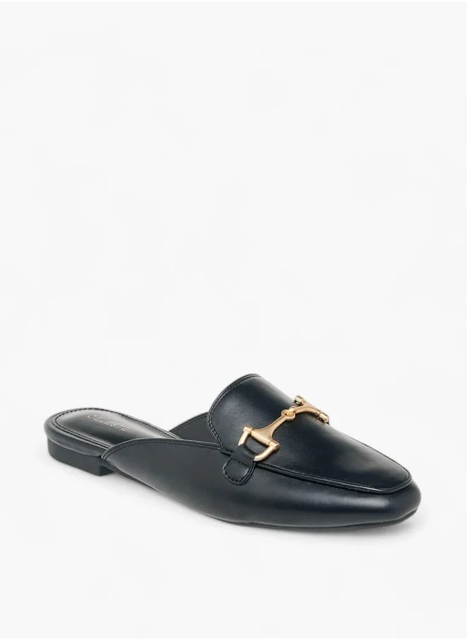 سيليست Women's Metal Accent Slip-On Mules