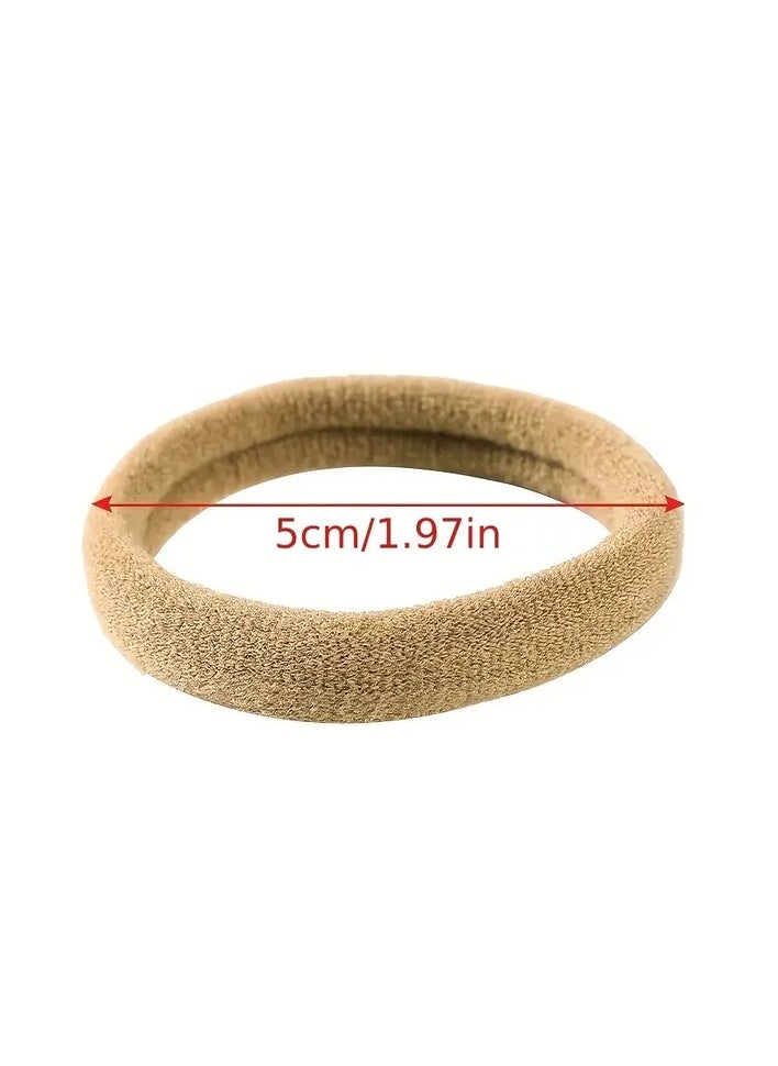 Goolsky 50pcs Creative Cute Cartoon Colorful Elastic Hair Ties Decorative Hair Accessories Holiday Gift For Girls  - Image 3