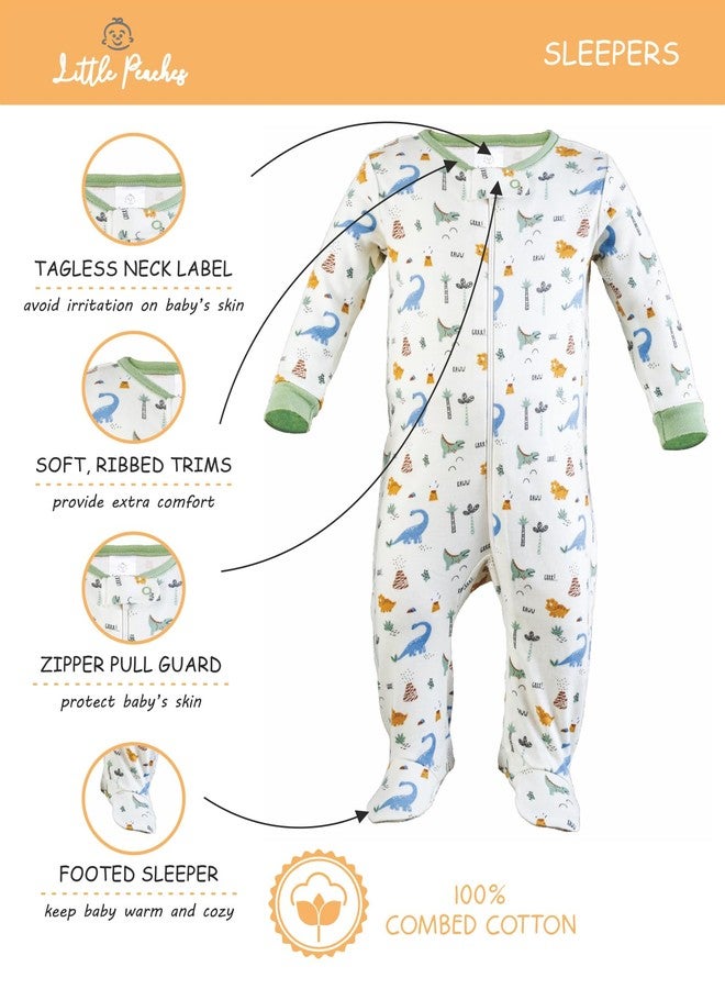 Little Peaches Unisex Newborn Clothes - 25 Piece Gender Neutral Newborn Clothes & Accessories Set - Rawr-some - Image 3