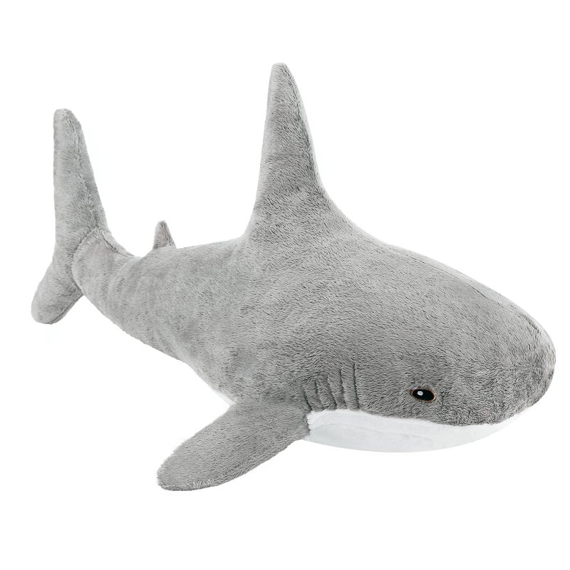 MUPI Shark Stuffed Animal Plush 17 Cute Shark Toy Plush Pillows Soft Cotton Sharks Plushies Ocean Sea Animal Doll Gifts for Boys Girls Kids AdultsGrey - Image 3