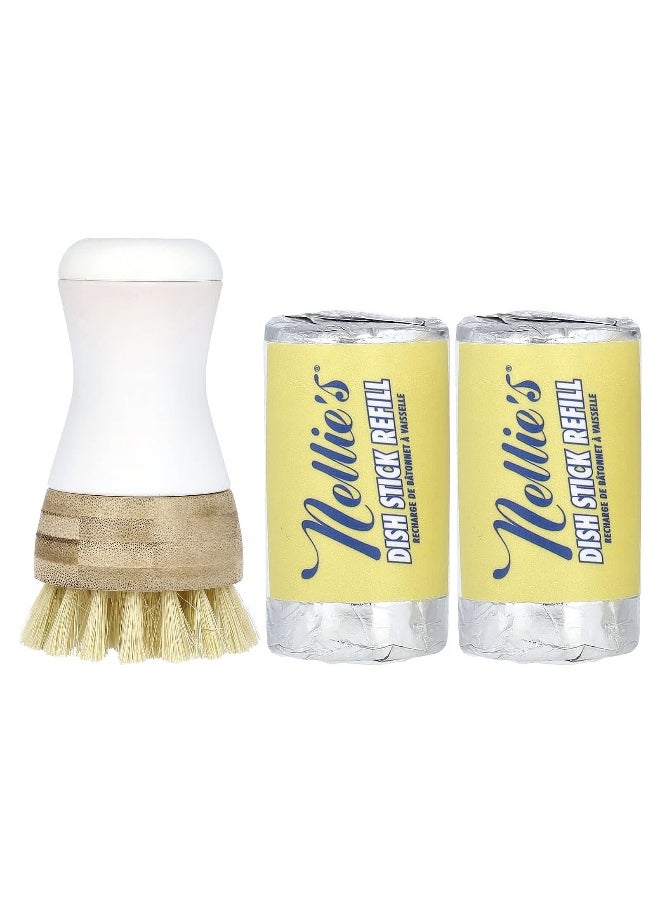 Nellie's Nellie's, Dish Stick, 1 Stick, 2 Refills  - Image 3