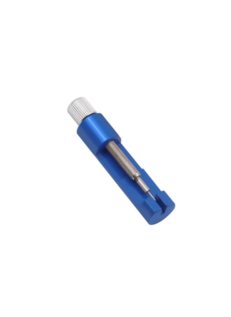 Generic - Watch Link Removal Kit, Stainless Steel Band Adjustment Tool with 3 Spare Pins for Link Removal, Replacement, Resizing for Smartwatch Bands, Easy and Quick Use (Blue) - Image 1