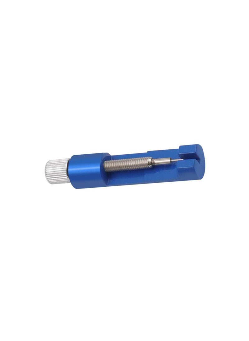 Generic - Watch Link Removal Kit, Stainless Steel Band Adjustment Tool with 3 Spare Pins for Link Removal, Replacement, Resizing for Smartwatch Bands, Easy and Quick Use (Blue) - Image 1