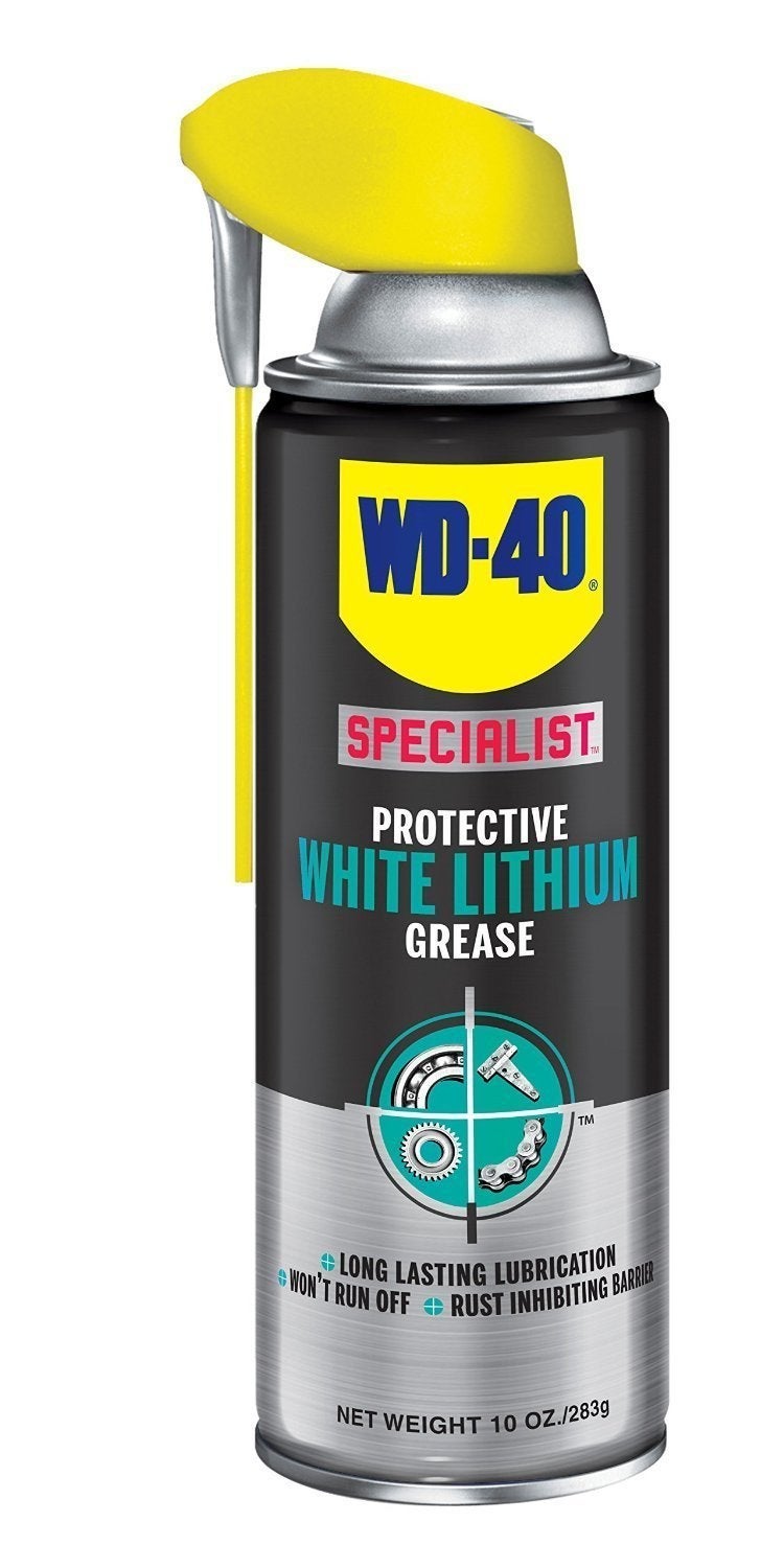 WD-40 Specialist Protective White Lithium Grease Spray with SMART STRAW SPRAYS 2 WAYS, 10 OZ [2- Pack] - Image 2