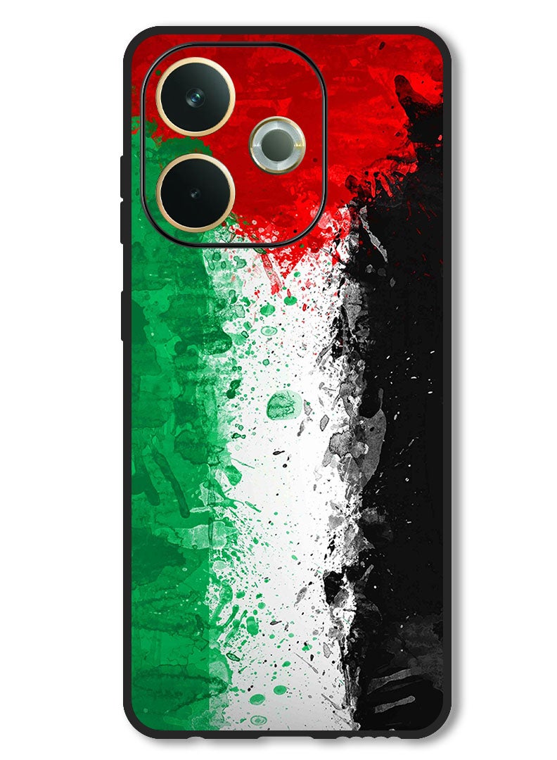 Theodor Case Compatible with Oppo A5 Pro Protection Shockproof Bumper Cover Palestine Flag 1 - Image 1