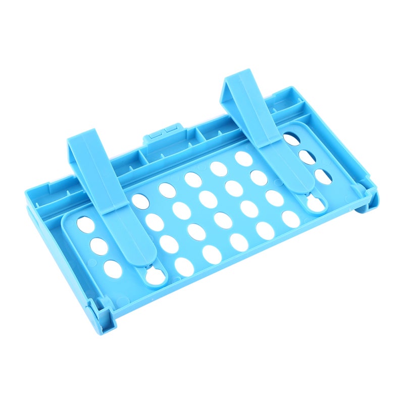 Foldable Garbage Bag Rack White PP Plastic Sturdy Durable - Space Saving Compact Trash Bag Holder for Home Kitchen Cupboard Door Cabinet - Image 3