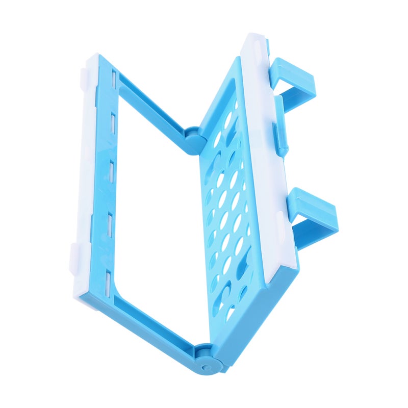 Foldable Garbage Bag Rack White PP Plastic Sturdy Durable - Space Saving Compact Trash Bag Holder for Home Kitchen Cupboard Door Cabinet - Image 5