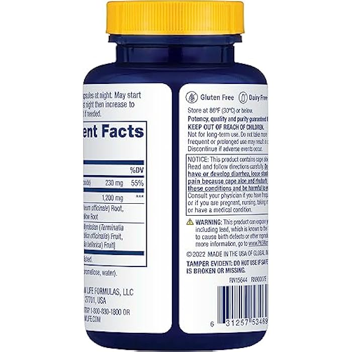 Renew Life Detox Cleanse More, Reduces Bloating and Restores Regularity, Overnight Constipation Relief, Soy, Dairy and gluten-free, 100 Capsules - Image 3