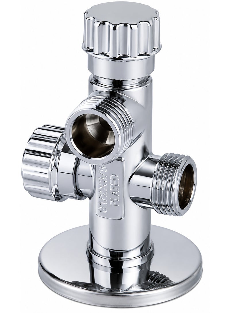 2-outlet angle valve