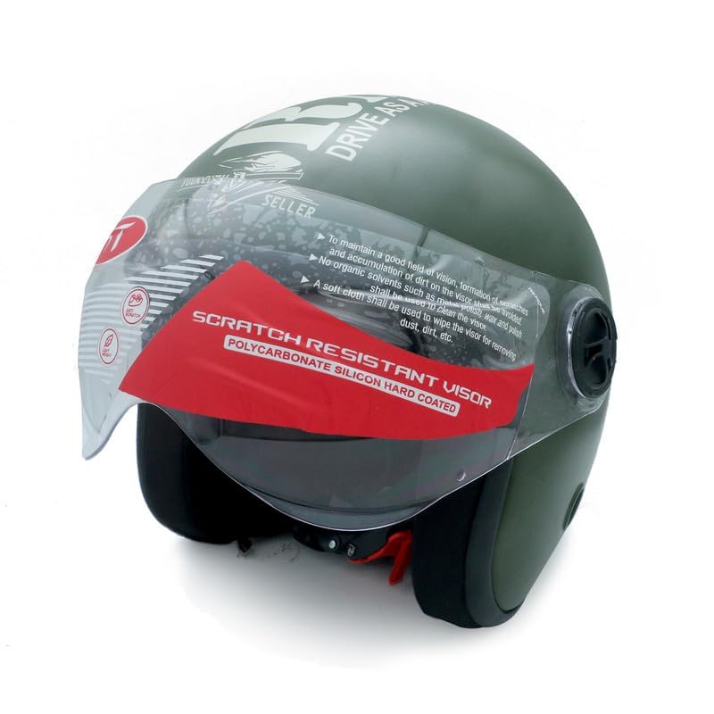 STISS Stylish Full Face Scooty and Motorbike Helmet || Scratch Resistance - Image 2