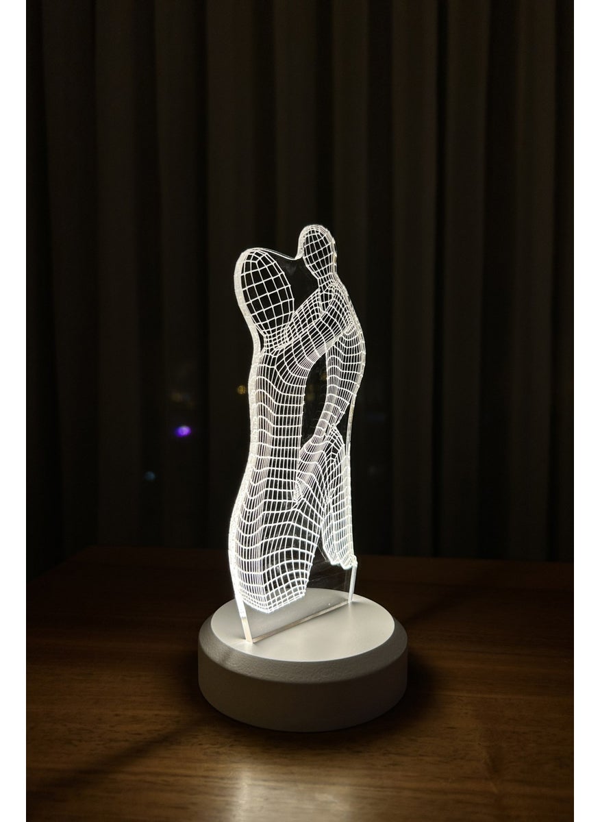 By-Lamp Mother's Day Gift. Mother-Daughter Figured LED Table Lamp  - Image 1