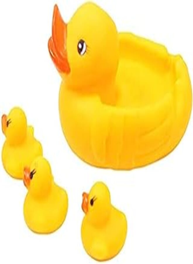 Generic Baby rubber race squeaky ducks family bath toy kid game toys kid gift 
