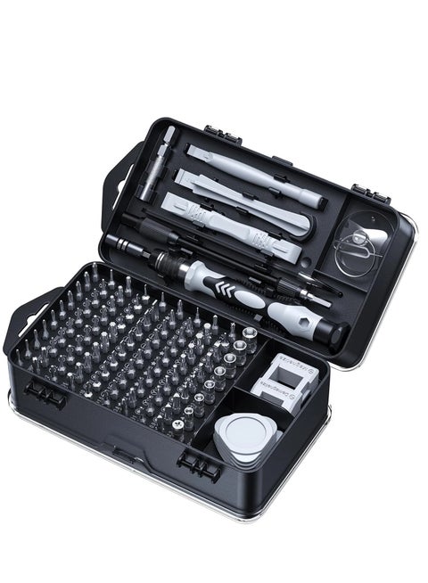 115-in-1 Precision Screwdriver Set, [Super Durable] Mini Professional Magnetic Repair Tool Kit, Small Screwdriver for Phone, Computer, Watch, Laptop, Macbook, Eyeglass, Electronic