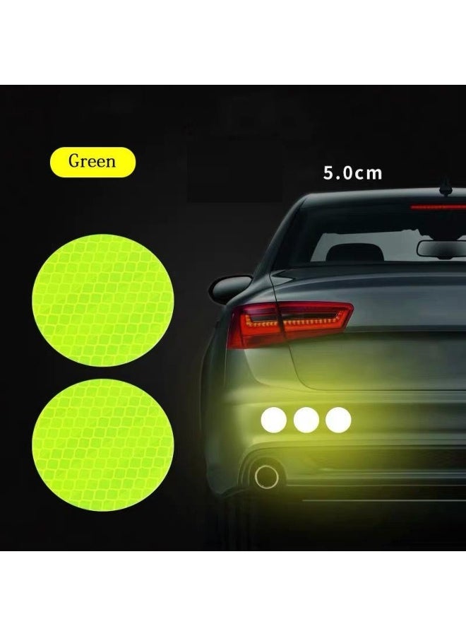 Generic 10 Pieces Car Reflective Warning Strip Decal Stickers Car Styling Self Adhesive Warning Tape Auto Accessory  - Image 1