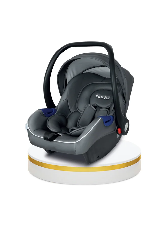 نورتر Nemo Baby Carrier Adjustable Canopy And Handle Extra Protection 3 Point Safety Harness Suitable From 0+, 0-13kg Grey