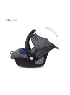 Nurtur Nemo Baby Carrier Adjustable Canopy And Handle Extra Protection 3 Point Safety Harness Suitable From 0+, 0-13kg Grey  - Image 5