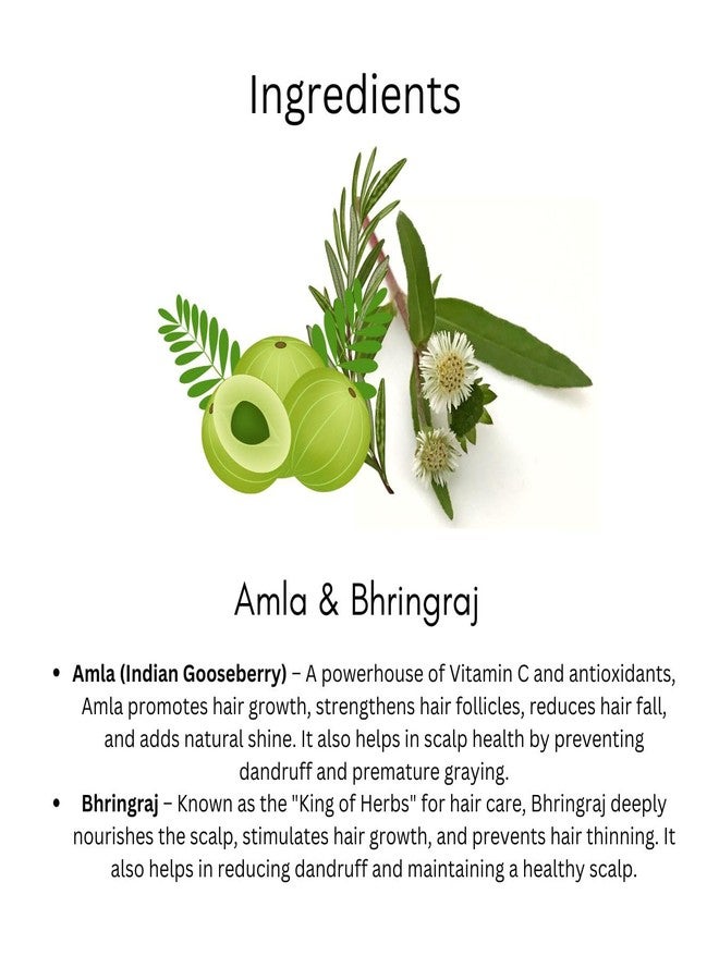 Utkrisht Khadi Amla & Bhringraj Hair Shampoo | Reduces Hair Fall, Promotes Thick Hair | Ayurvedic, Chemical-Free Cleanser for All Hair Types - 840 (Pack of 4) - Image 3