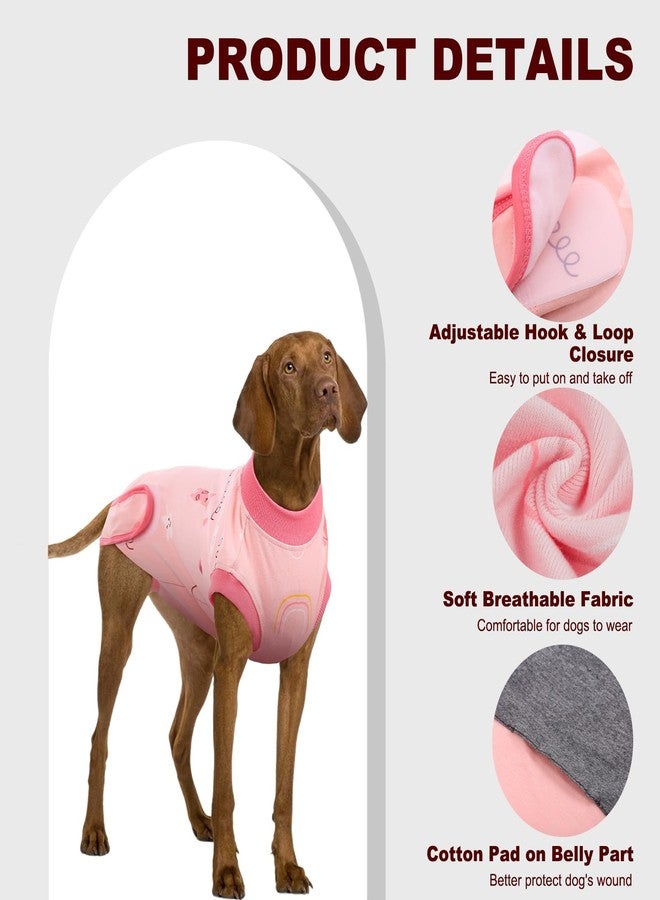 IDOMIK Dog Recovery Suit for Female Spay - Adjustable Anti-Licking Dog Post Surgery Onesie, Male Female Dog Neuter Spay Suits, Soft Abdominal Wound Bandage & E-Collar Cone Alternative - Image 2