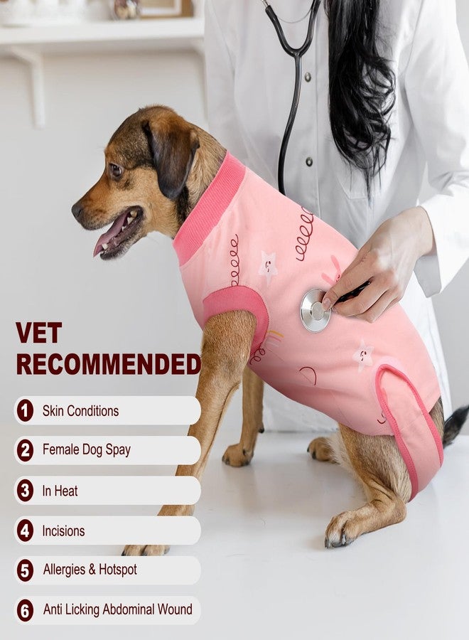 IDOMIK Dog Recovery Suit for Female Spay - Adjustable Anti-Licking Dog Post Surgery Onesie, Male Female Dog Neuter Spay Suits, Soft Abdominal Wound Bandage & E-Collar Cone Alternative - Image 4