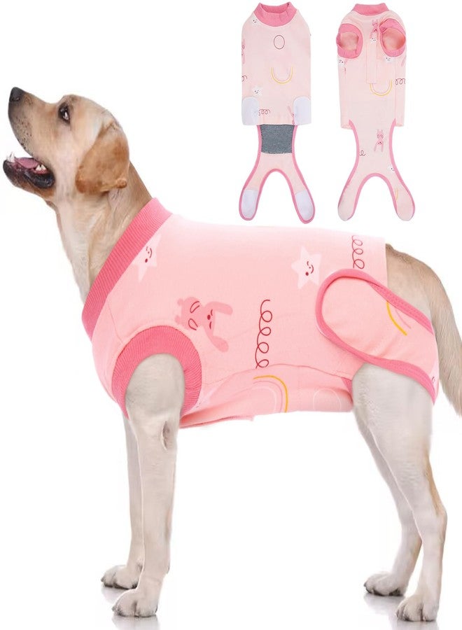 IDOMIK Dog Recovery Suit for Female Spay - Adjustable Anti-Licking Dog Post Surgery Onesie, Male Female Dog Neuter Spay Suits, Soft Abdominal Wound Bandage & E-Collar Cone Alternative - Image 1