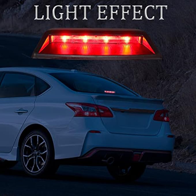 SENSHINE Rear High Mount Third 3Rd Brake Light For Nissan Sentra 2012 2013 2014 2015 2016 2017 2018 Stop Light Brake Parking Tail Lamp Replacement - Image 5