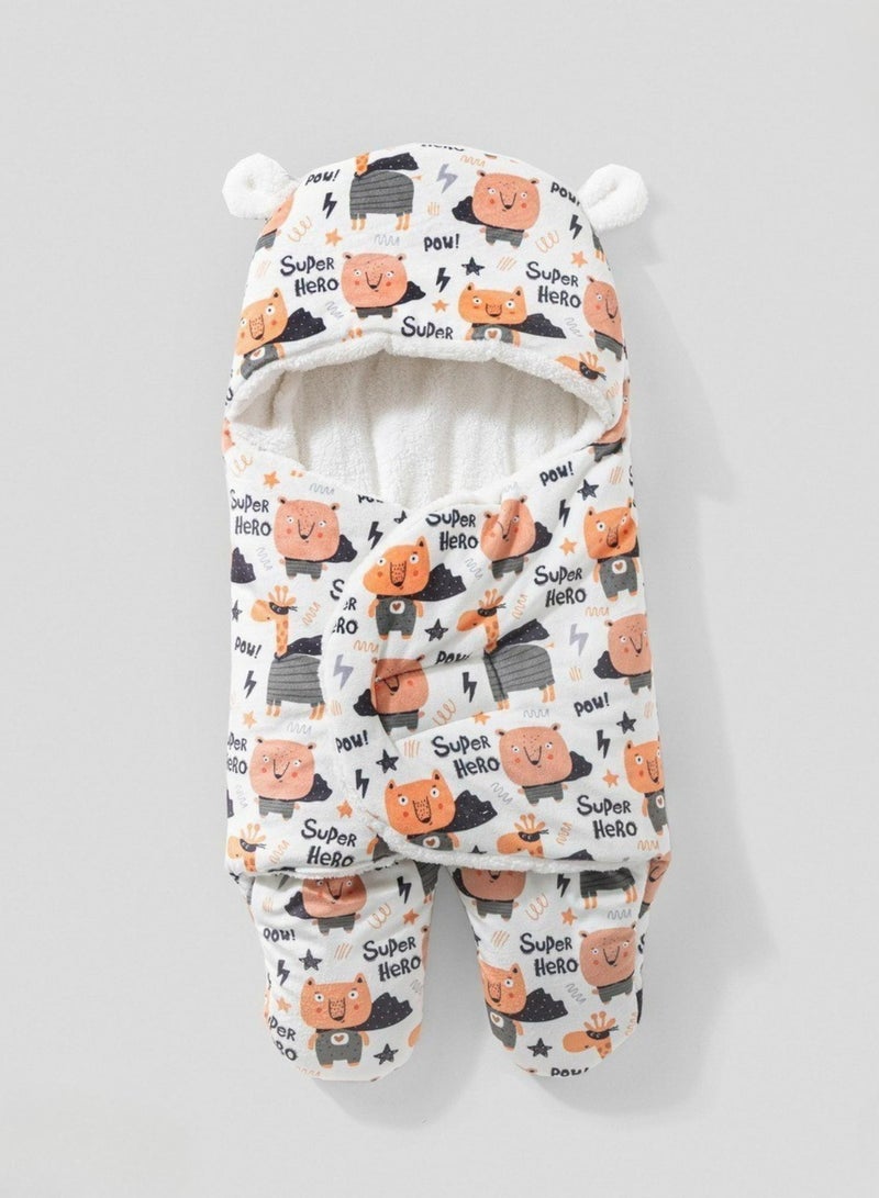 full moon 1 Newborn Swaddle Sack, Wearable Blankets Wrap for Baby