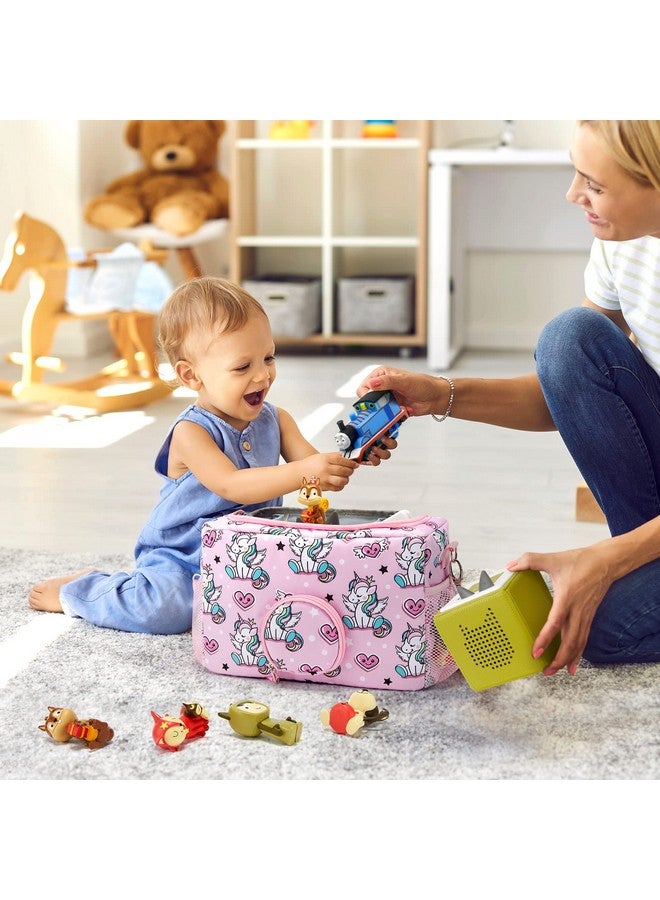 MaidMAX Carrying Case For Toniebox, Portable Storage Bag Compatible With Tonies Audio Player Starter Set And Tonies Figures Characters, Carrying Box With Adjustable Strap - Image 5