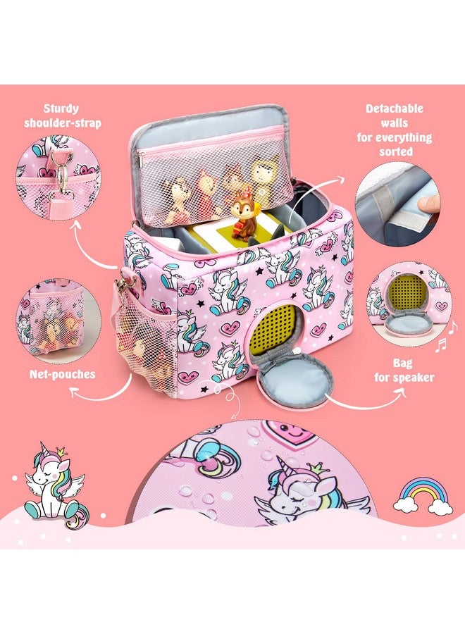 MaidMAX Carrying Case For Toniebox, Portable Storage Bag Compatible With Tonies Audio Player Starter Set And Tonies Figures Characters, Carrying Box With Adjustable Strap - Image 2