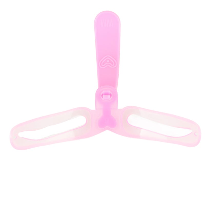 Eyebrow Stencil Kit Washable Reusable Handheld Eyebrow Template with Detachable Handle for Beginners - Image 3