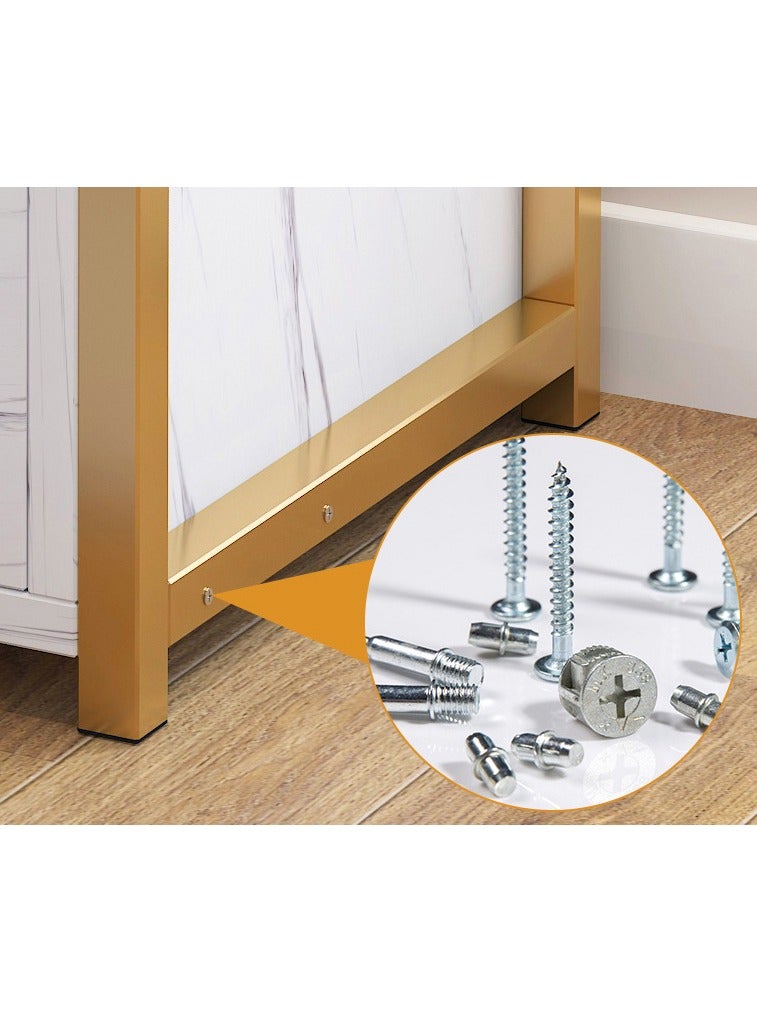  CityRiya-Long طاولة جانبية، طاولات بجانب السرير حديثة مع رف تخزين، طاولة جانبية للأريكة مقاس 43*35*50 سم، طاولة جانبية للخزانة، خزانة تخزين للسرير، منظم خزانة، طاولة بجانب السرير لغرفة المعيشة، غرفة النوم - Image 4