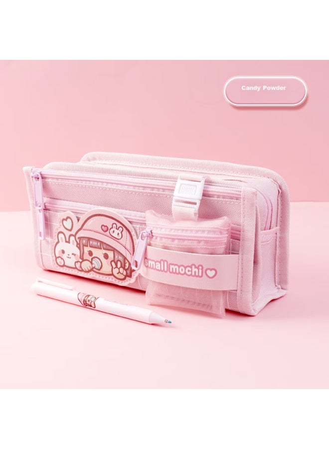 Small Mochi Xiaomasu Pencil Case, Large Capacity, Popular Stationery Box For Girls, Trendy Style Pencil Case For Female Students, High Aesthetic Value - Image 1
