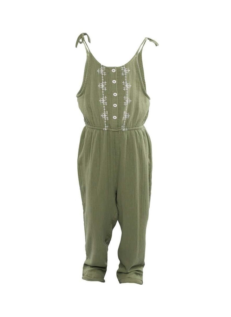 Bunai Bunai Root Collection Green Jumpsuit JP10002  - Image 1