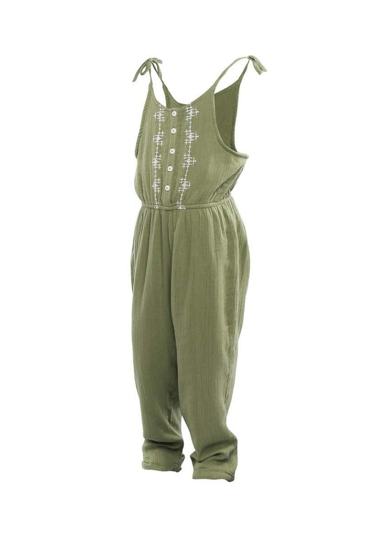Bunai Bunai Root Collection Green Jumpsuit JP10002  - Image 2