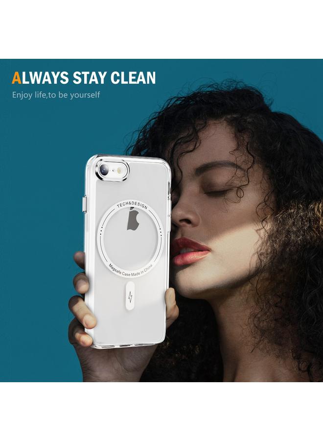 اس-توب جراب لهاتف iPhone 7 / 8 / SE 2022 Airbag Magsafe PC Hybrid TPU - Image 2