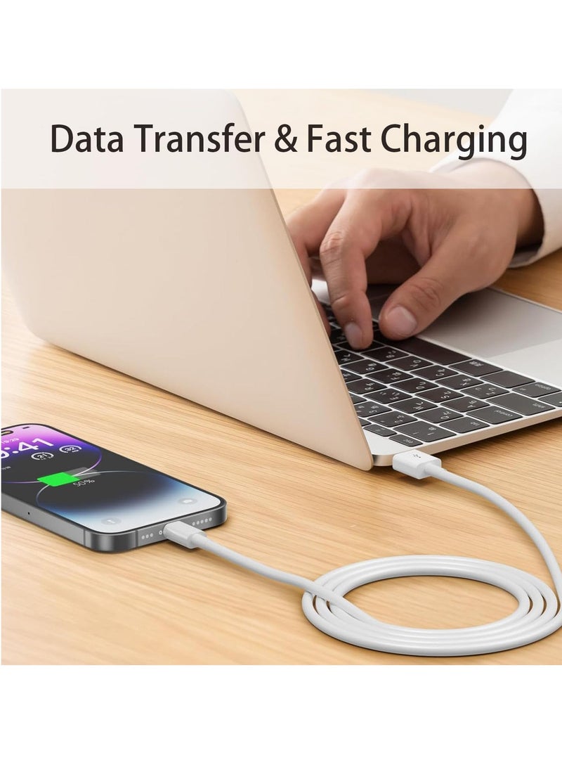 تشو داي كابل شاحن iPhone بطول 2 متر [معتمد من MFi] كابل Lightning كابل iPhone 2.4A Lightning متوافق مع iPhone 14/14 Pro/14 Plus/14 Pro Max وiPhone 13 Pro 12 Pro Max 11 XS 7 Plus 6S iPad Pro - Image 3