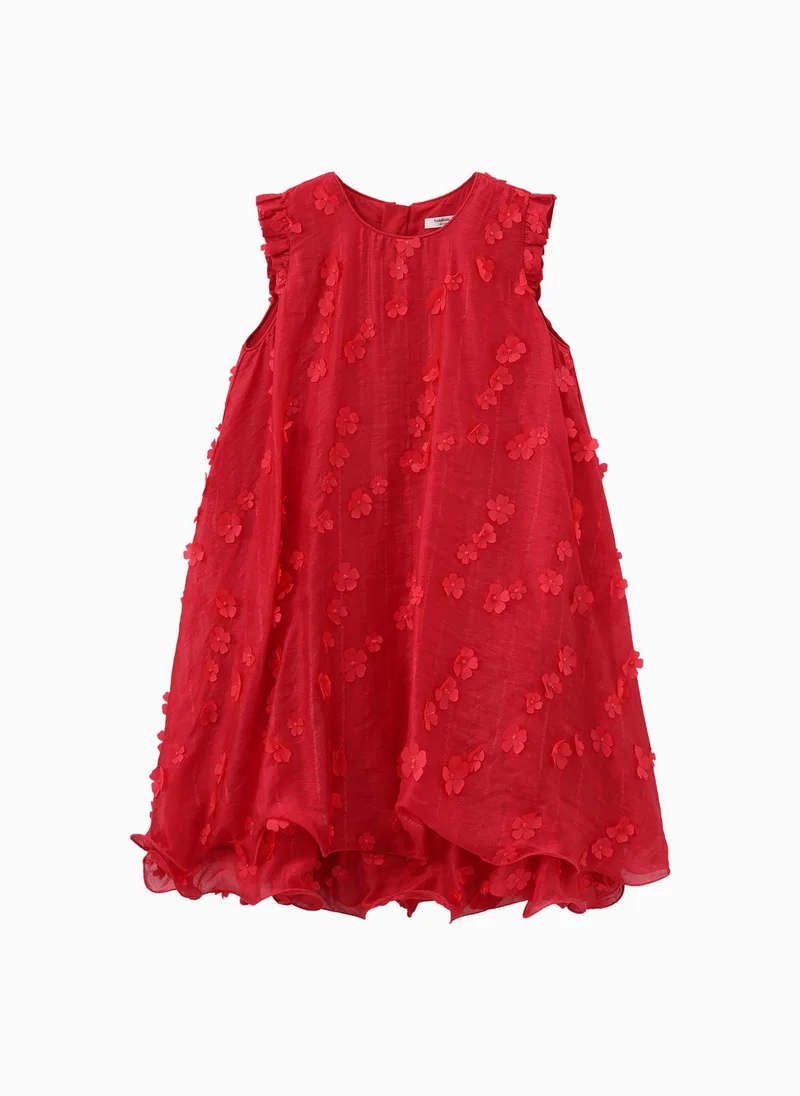 بالابالا فستان بناتي منسوج قطعة واحدة