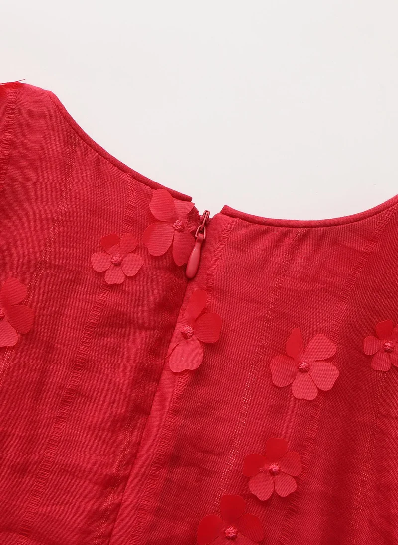 Balabala red Kids Girl Woven one-piece dress for Women | Best Price UAE