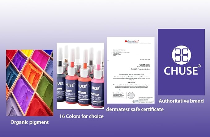 CHUSE PMU Eyebrow Pigments 04oz12ml T204 Light Brown