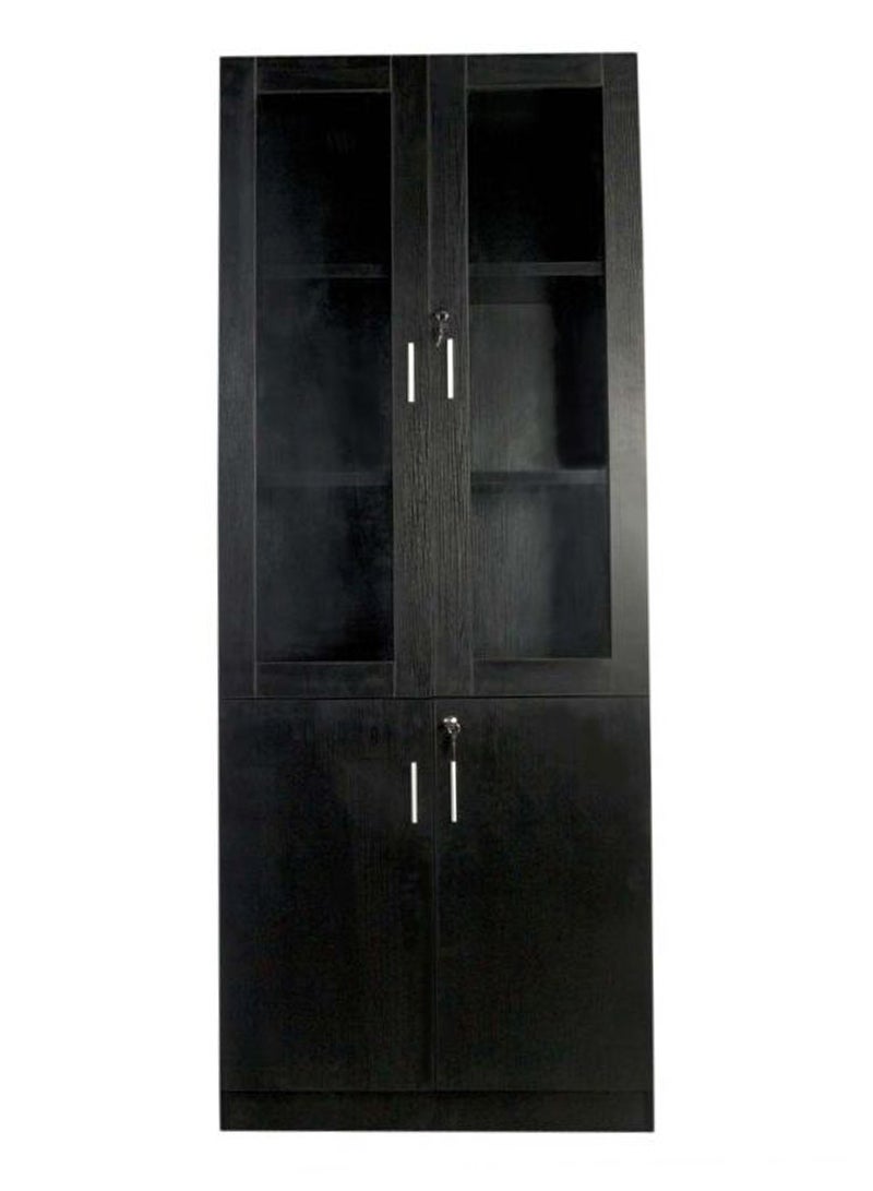 Mahmayi Mahmayi Glas 1123 Black Full Height Bookshelf  - Image 5