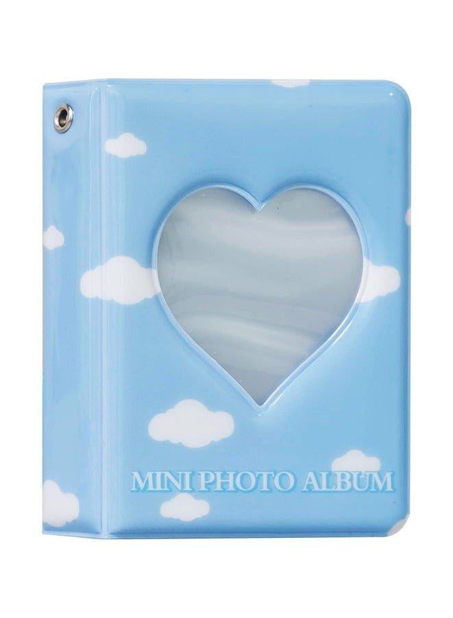 Generic 3 Inch Mini Photo Album Heart Hollow Card Binder Photo Album Kpop Photo Card Holder For Collecting Picture Name ID Business Cards Photos Camera Picture Cards 40 Pockets  - Image 1