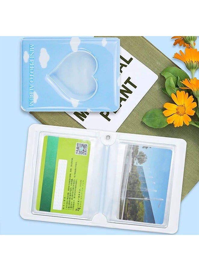 Generic 3 Inch Mini Photo Album Heart Hollow Card Binder Photo Album Kpop Photo Card Holder For Collecting Picture Name ID Business Cards Photos Camera Picture Cards 40 Pockets  - Image 3