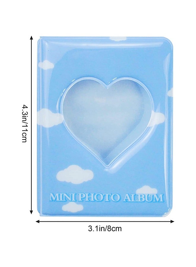 Generic 3 Inch Mini Photo Album Heart Hollow Card Binder Photo Album Kpop Photo Card Holder For Collecting Picture Name ID Business Cards Photos Camera Picture Cards 40 Pockets  - Image 4