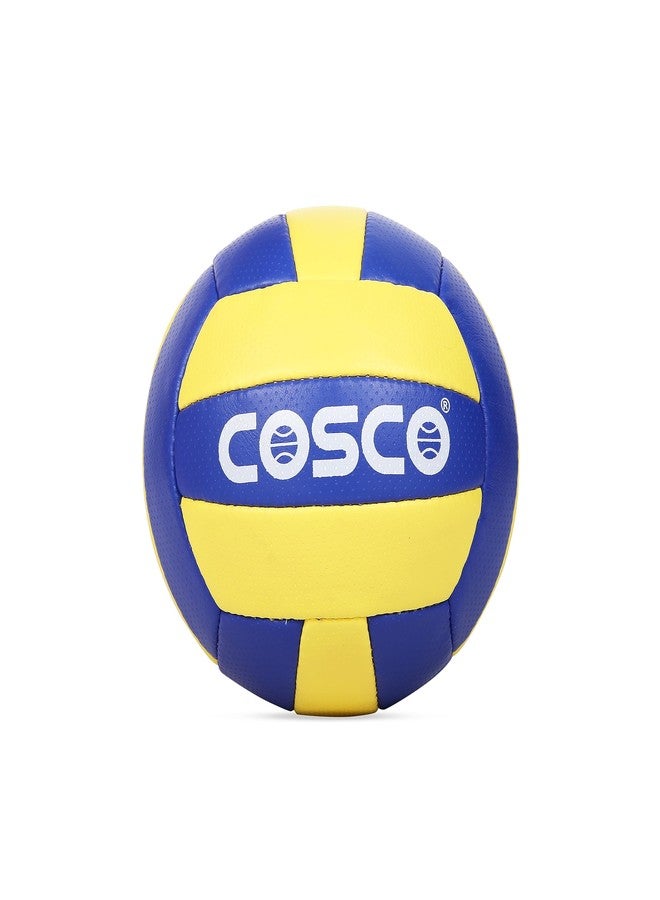 Cosco BLUYWL-S4 PU Volleyball, Size 4, (Blue Yellow) - Image 3