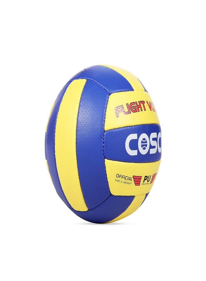 Cosco BLUYWL-S4 PU Volleyball, Size 4, (Blue Yellow) - Image 5