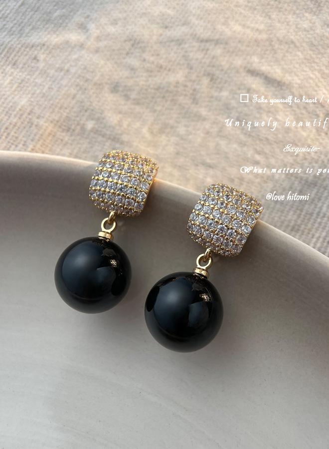Take Two Embellished Dangle Earrings - Image 1