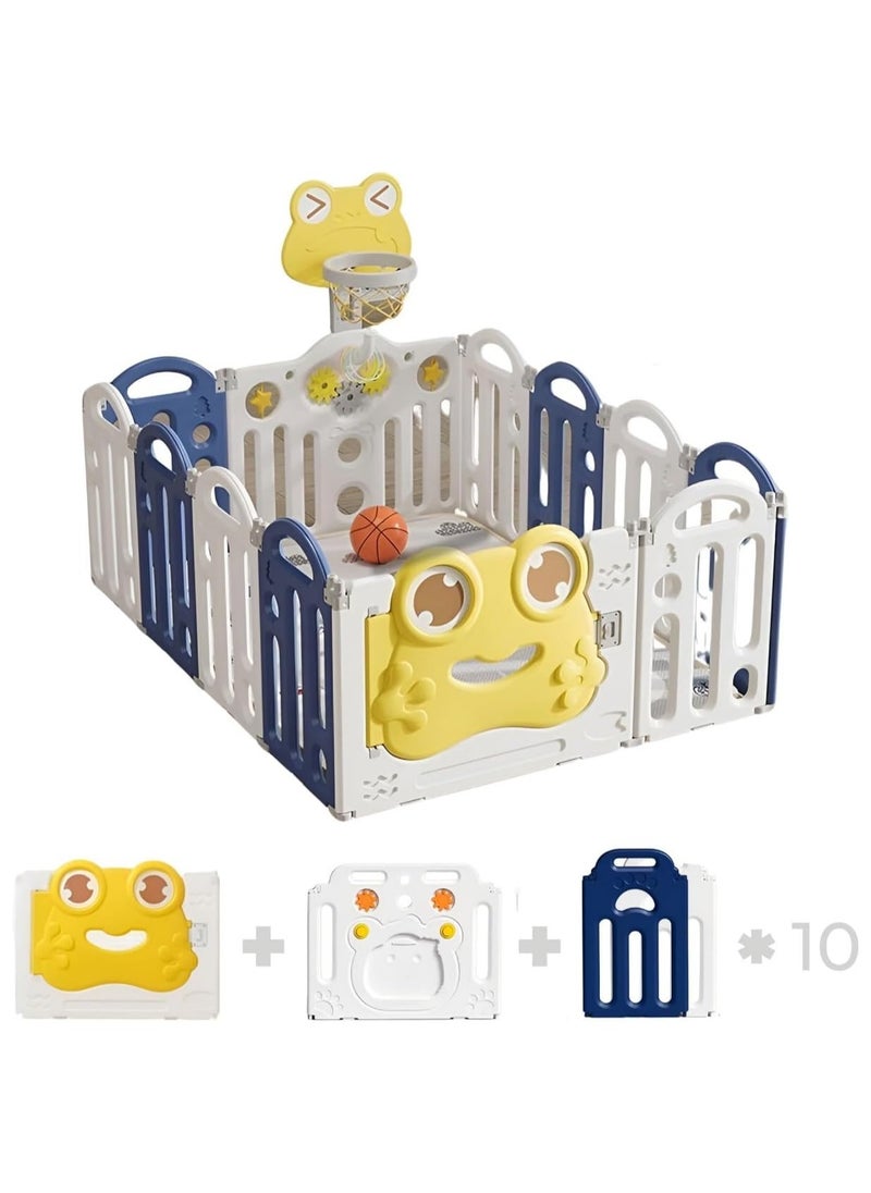 Piccasio Wide useful Baby Playpen, Versatile playpen for babies & toddlers Stylish Baby Playpen Fence (120 * 120cm)  - Image 1